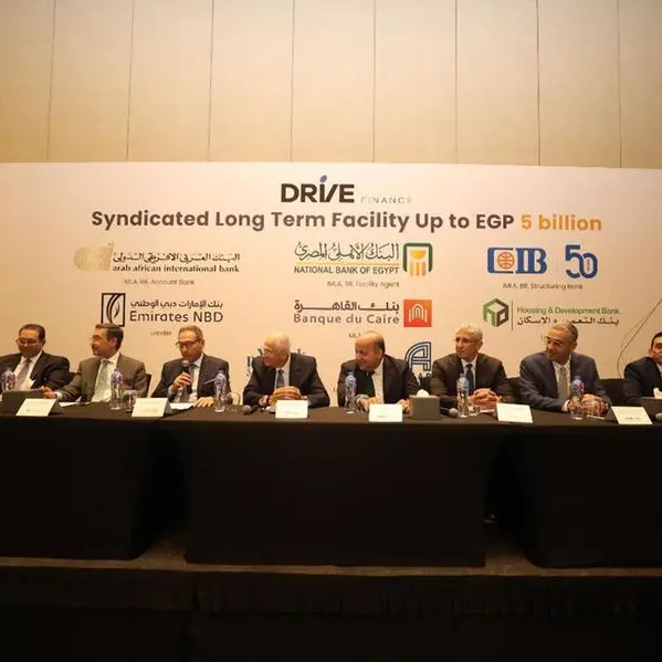 Drive Finance signs a syndicated credit facility agreement worth 5 Bln EGP