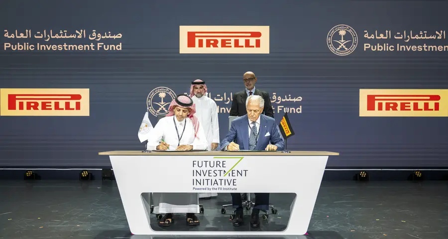 PIF and Pirelli announce joint venture to establish leading tire manufacturing facility in Saudi Arabia