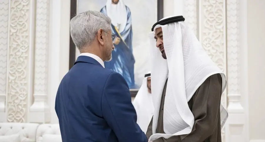 UAE President receives Indian Minister of External Affairs