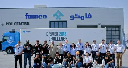 FAMCO names the best truck driver in the UAE in the Volvo Trucks Driver Challenge 2018