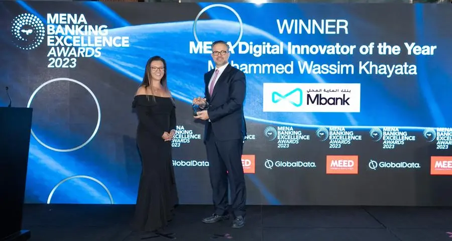 Mbank CEO Mohammed Wassim Khayata wins MENA ‘Digital Innovator of the Year’