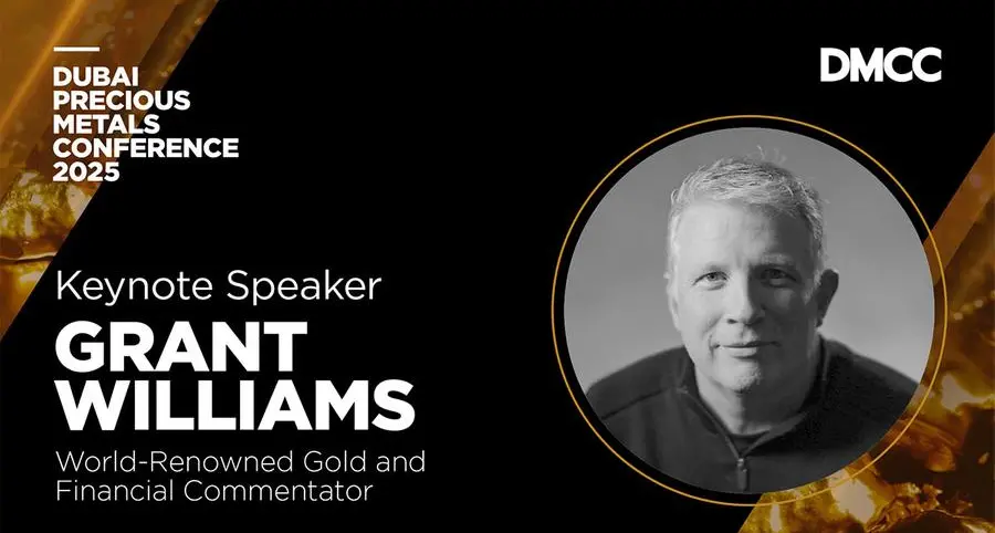 World-renowned Gold and Financial commentator Grant Williams announced as keynote speaker for DMCC’s Dubai Precious Metals Conference 2025