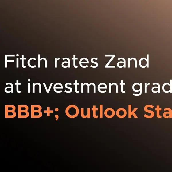 Fitch rates Zand at investment grade BBB+