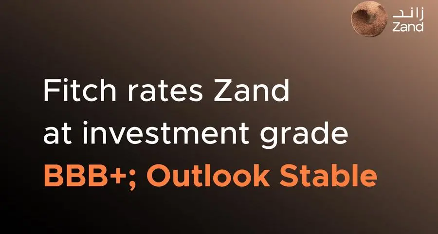Fitch rates Zand at investment grade BBB+