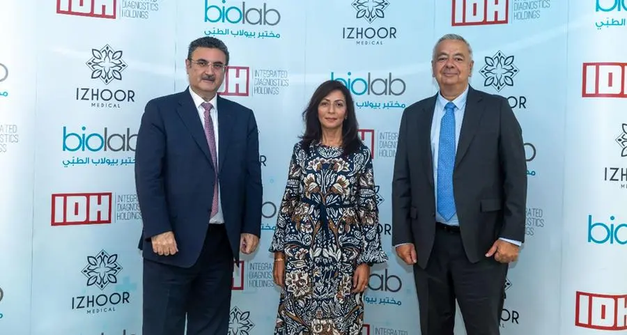 IDH and its Jordanian subsidiary, Biolab, to launch greenfield diagnostic venture in Saudi Arabia