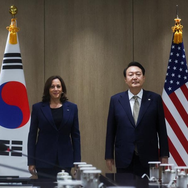 U.S. VP Harris says she is in South Korea to reinforce strength of alliance