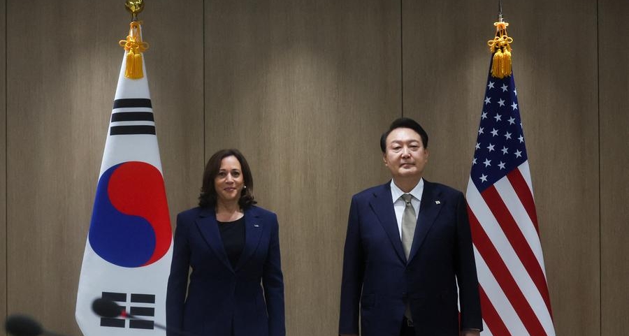 U.S. VP Harris says she is in South Korea to reinforce strength of alliance