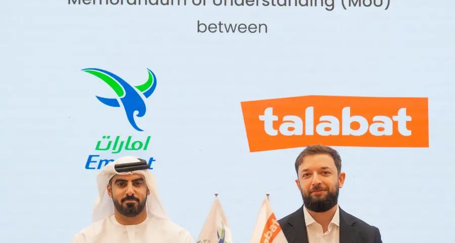 Talabat UAE and Emarat sign Memorandum of Understanding
