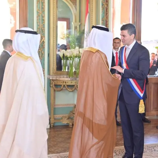 HE Dr Thani Al Zeyoudi attends swearing-in ceremony for new Paraguay President, HE Santiago Peña