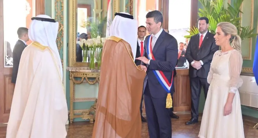 HE Dr Thani Al Zeyoudi attends swearing-in ceremony for new Paraguay President, HE Santiago Peña