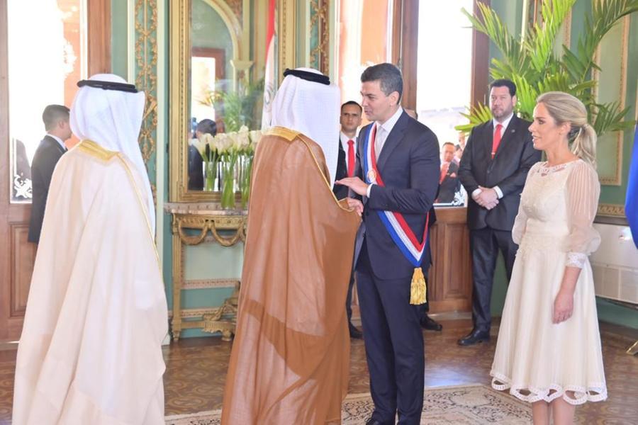 HE Dr Thani Al Zeyoudi attends swearingin ceremony for new Paraguay President HE Santiago Pea HE Dr Thani Al Zeyoudi attends swearingin ceremony for new Paraguay President HE Santiago Pea