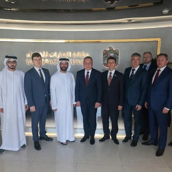 UAE Space Agency receives a delegation from the Russian State Space Corporation to discuss fields of collaboration