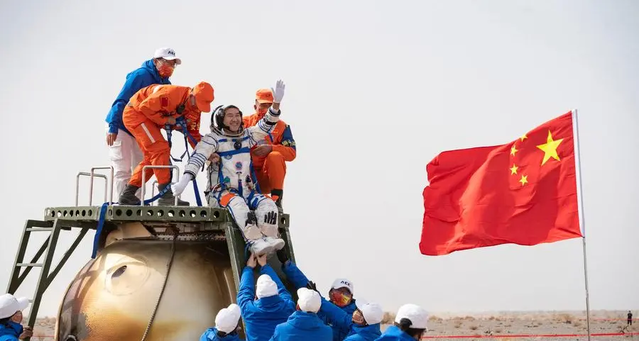 Chinese astronauts return after completing six-month space station mission