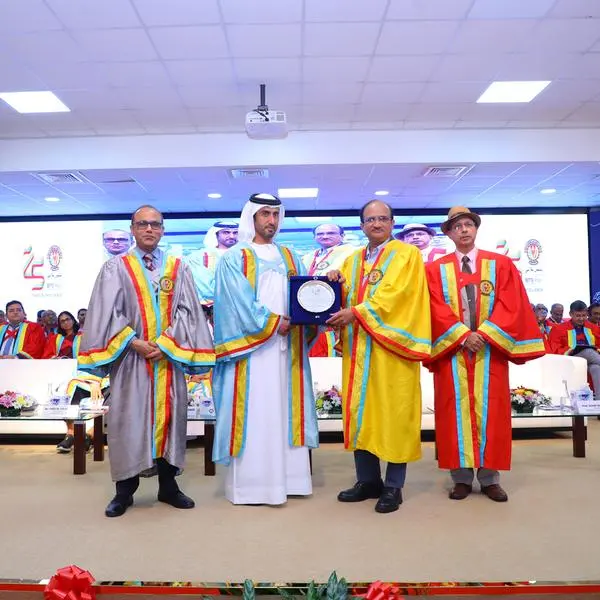 Distinguished guests and academic leaders celebrate the graduation of 297 students at BITS Pilani Dubai Campus Convocation 2025