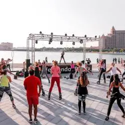 Enhance your physical and mental wellbeing with daily group workouts at The Pointe at Palm Jumeirah