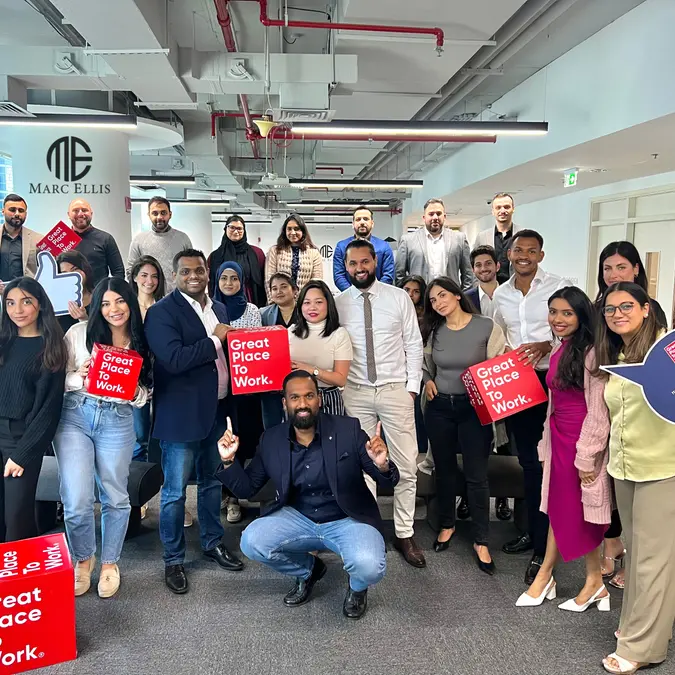 Marc Ellis achieves recognition as a top 30 best company to work for in the UAE by Great Place to Work