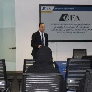 QFBA, in collaboration with CFA Society Qatar, hosted a free CFA Information Session