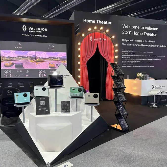 Valerion launches VisionMaster Max projector in the Middle East at GITEX GLOBAL 2025