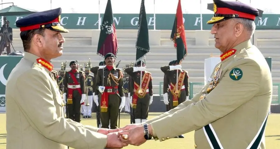 Pakistan's new army chief says will defend \"motherland\" during visit to disputed Kashmir