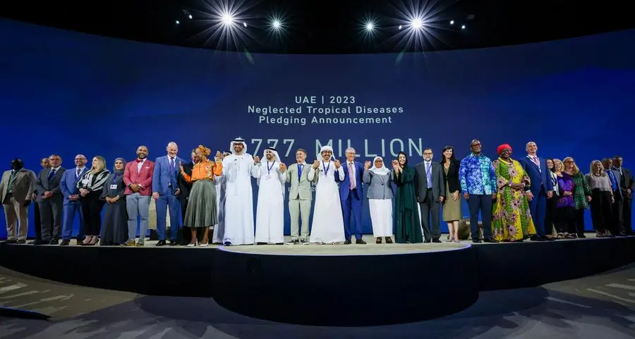 Global donors pledge over $777mln to defeat neglected tropical diseases and improve the lives of 1.6bln people at the Reaching the Last Mile Forum at COP28