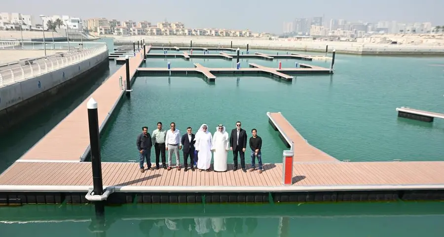 Ithmaar Development Company announces the completion of pontoons and floating facility construction in Dilmunia Marina