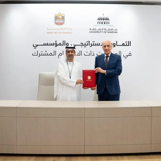 Ministry of Finance signs MoU with University of Sharjah to strengthen cooperation in open data and financial data analytics
