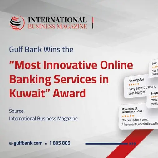 Gulf Bank recognized as Kuwait’s Digital Banking Innovator of the Year 2025