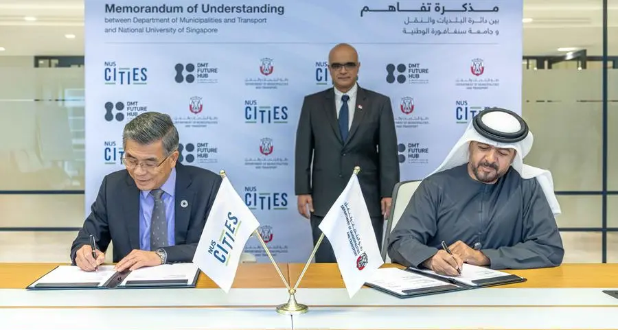 Department of Municipalities and Transport partners with NUS Cities to advance Abu Dhabi’s smart city transformation