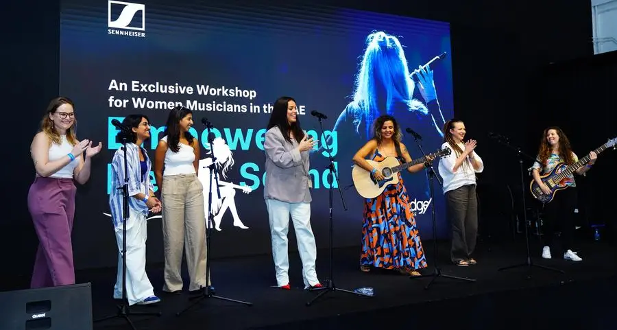 Renowned sound engineer Valerie Gard leads training on live performances at Sennheiser Middle East workshop for women musicians