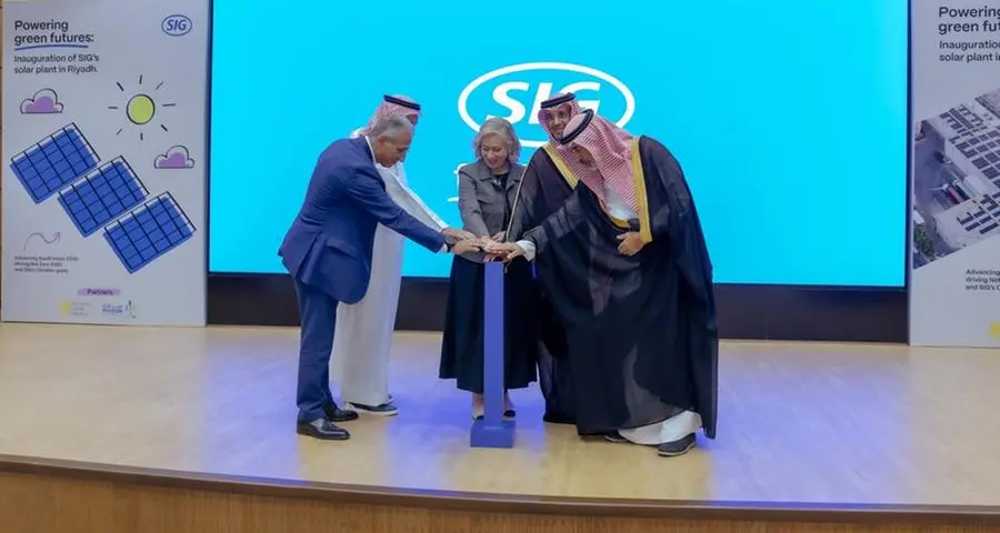 Under the patronage of MODON, SIG and Yellow Door Energy inaugurate 2-megawatt solar power plant at SIG’s Riyadh factory