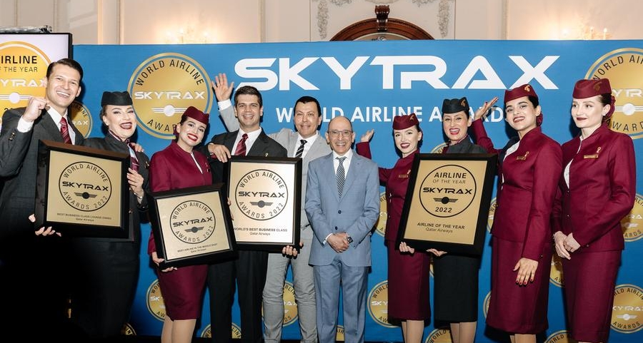 Qatar Airways wins the “Airline of the Year” Award by Skytrax