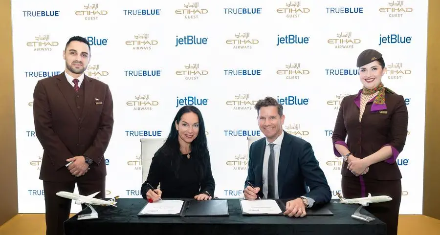 JetBlue and Etihad Airways announce loyalty partnership as part of codeshare agreement