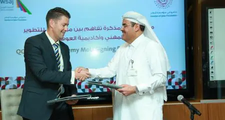 QCDC and Awsaj Academy sign memorandum of understanding