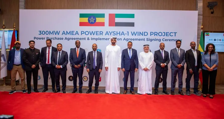 AMEA Power signs power purchase agreement and implementation agreement for a 300MW wind project in Ethiopia