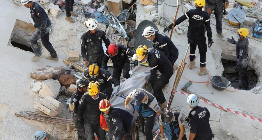 Death toll rises to nine in collapsed building in Jordan