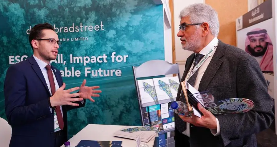 Dun & Bradstreet Saudi Arabia wins \"Best Business Sustainability Company\" Award at World ESG Summit