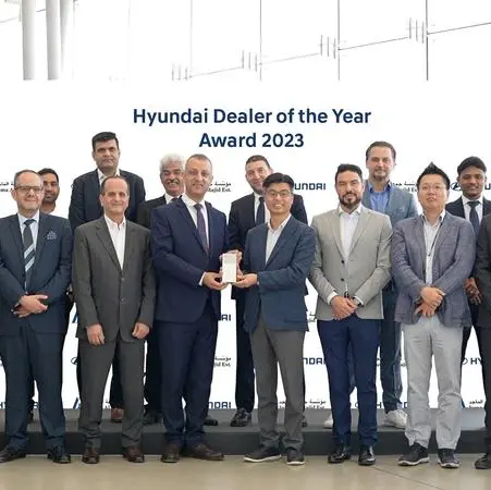 Juma Al Majid’s Sharjah branch receives the ’2023 Hyundai Dealer of the ‘Year’ Award