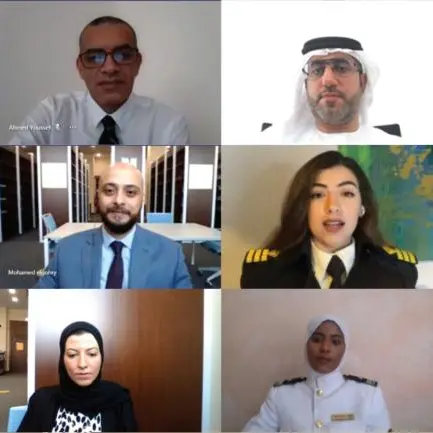 AASTS organized virtual orientation sessions to connect maritime professionals with students from government school