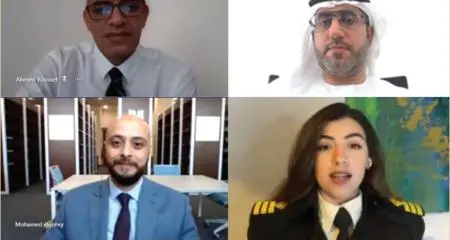 AASTS organized virtual orientation sessions to connect maritime professionals with students from government school