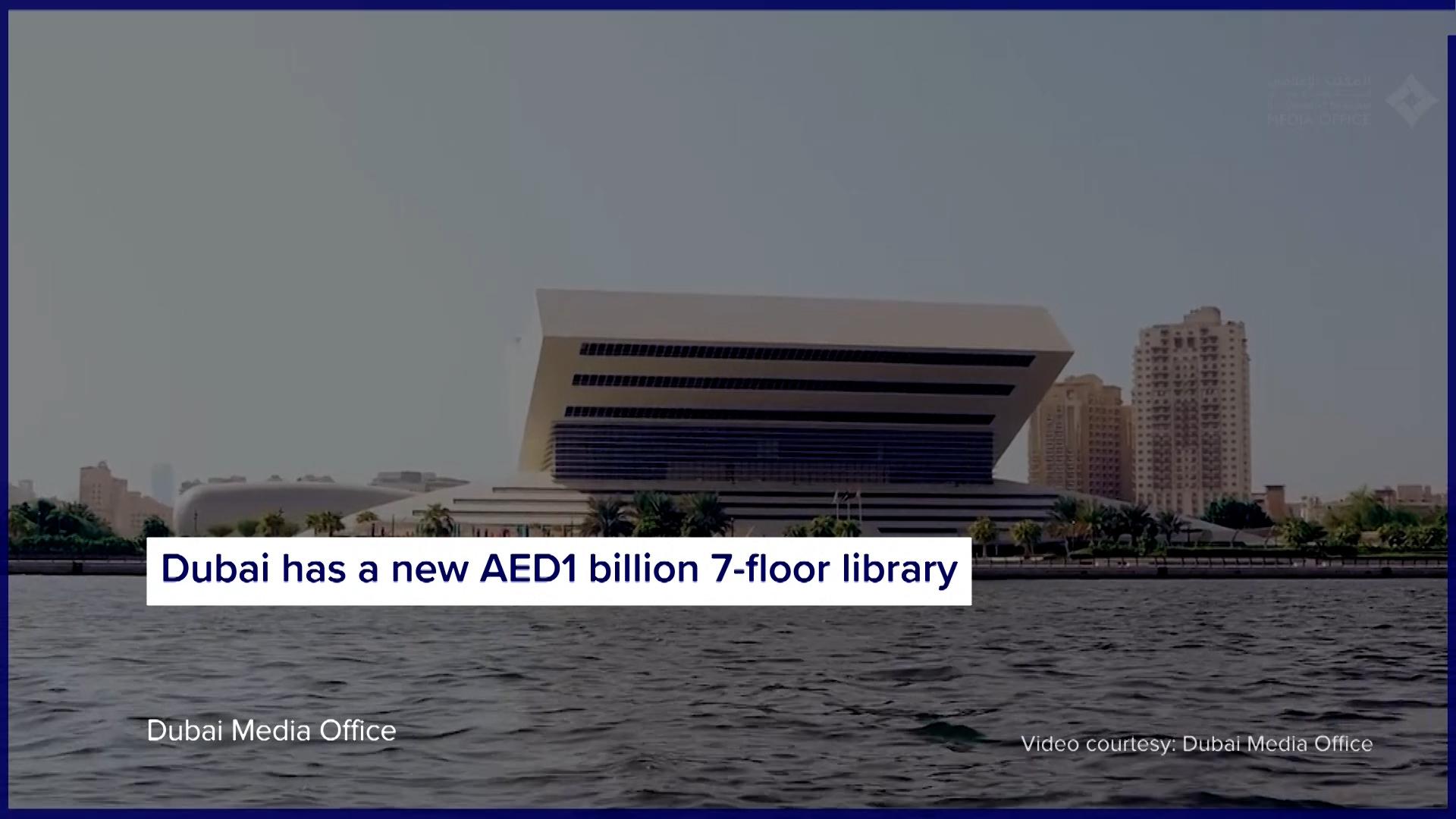 Dubai has a new $272mln 7-floor library