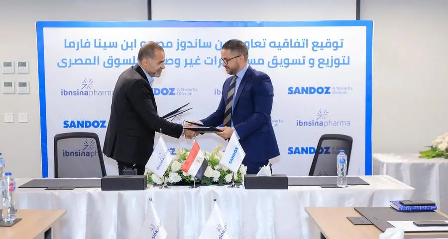 Sandoz Egypt Pharma and Ibnsina Pharma ink strategic partnership to improve patient access to OTC Products