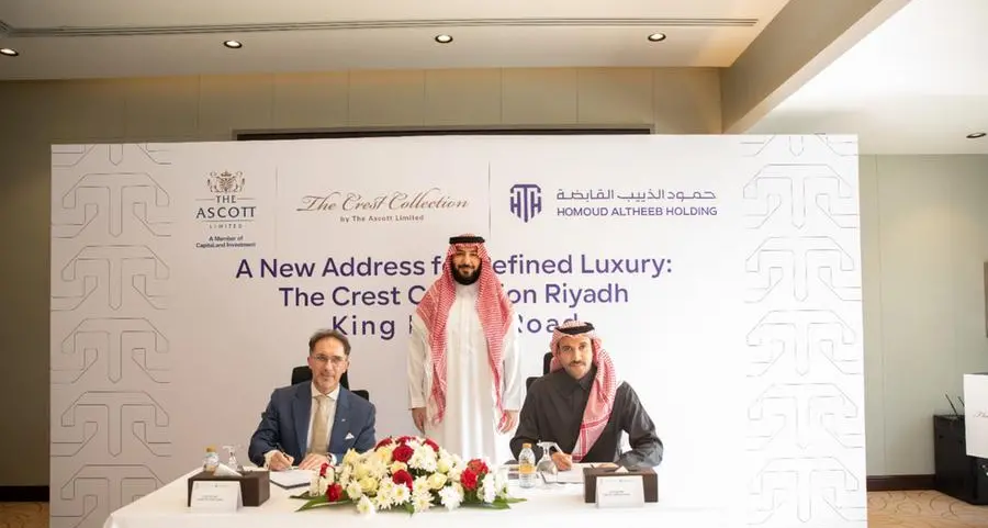 The Ascott Limited announces landmark signing of The Crest Collection in Riyadh