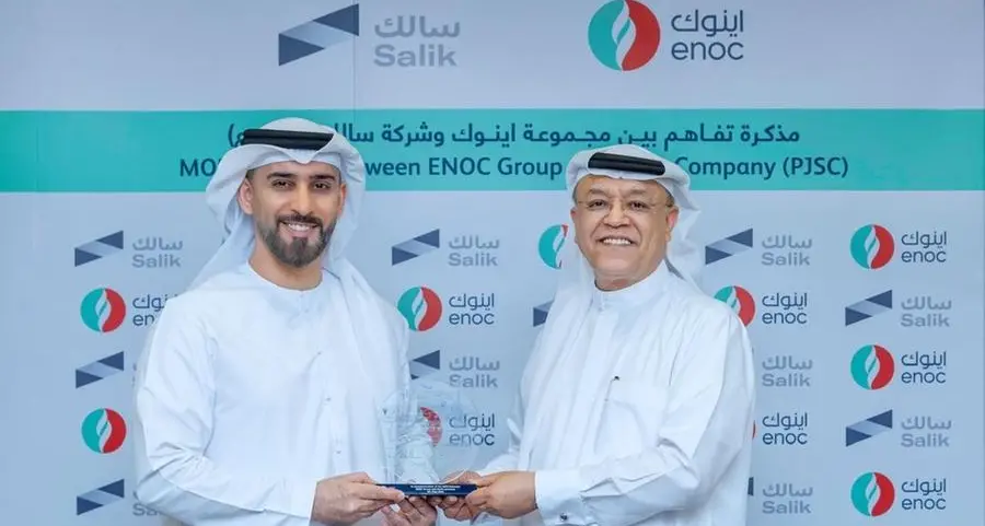 Salik and ENOC sign MoU to introduce smart seamless payment solutions at service stations