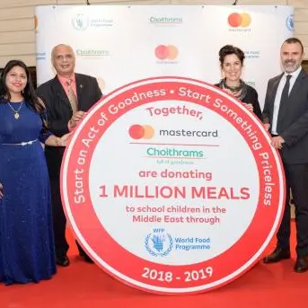 Mastercard and Choithrams start something priceless: 1mln meals contributed to the World Food Programme