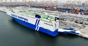 Jebel Ali Port welcomes Cosco Shipping’s ‘Min Jiang Kou’ – One of world’s largest and most sustainable RoRo vessels