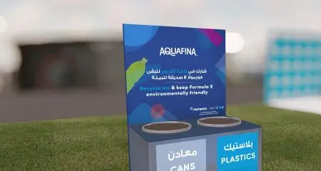 Aquafina puts breaks on plastic waste at formula E to accelerate recycling in Saudi