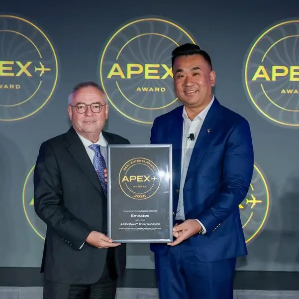 Emirates takes home 2 global accolades at the 2026 APEX awards