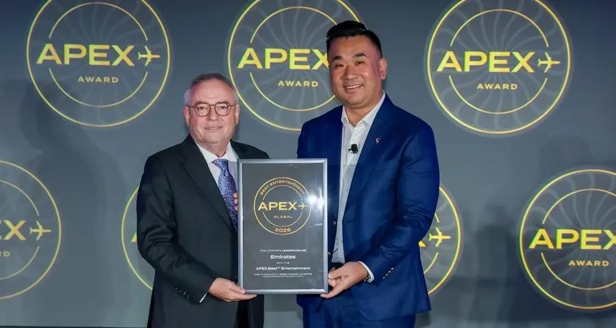 Emirates takes home 2 global accolades at the 2026 APEX awards