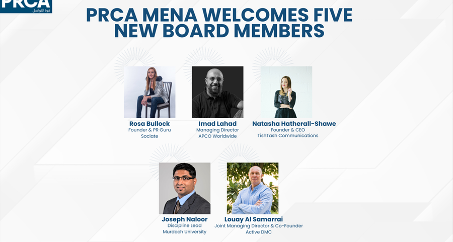 PRCA MENA welcomes five new Board Members