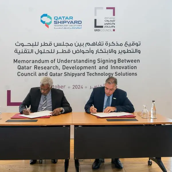 QRDI Council and Qatar Shipyard Technology Solutions sign an MoU